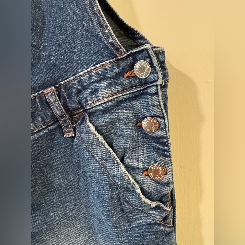 GAP Classic Denim maternity Overalls size small - Picture 8 of 8